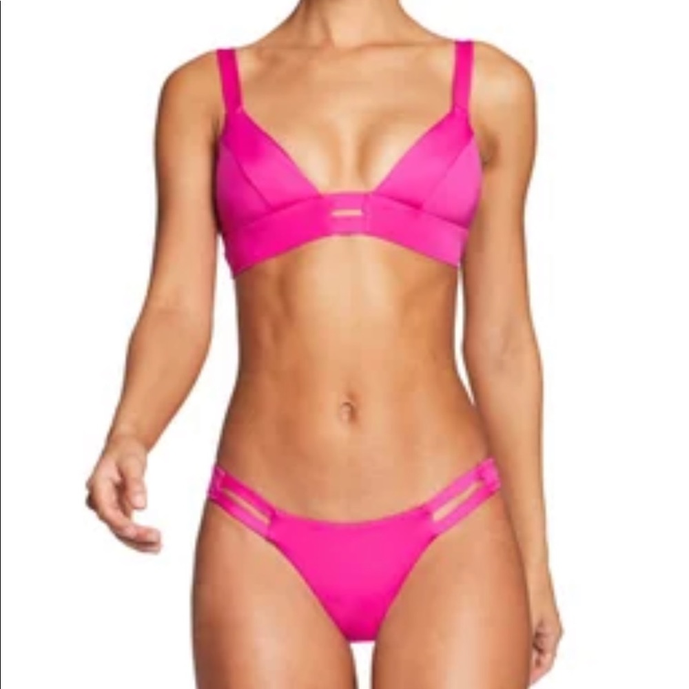 Vitamin A Magenta Ecolux Bikini Set